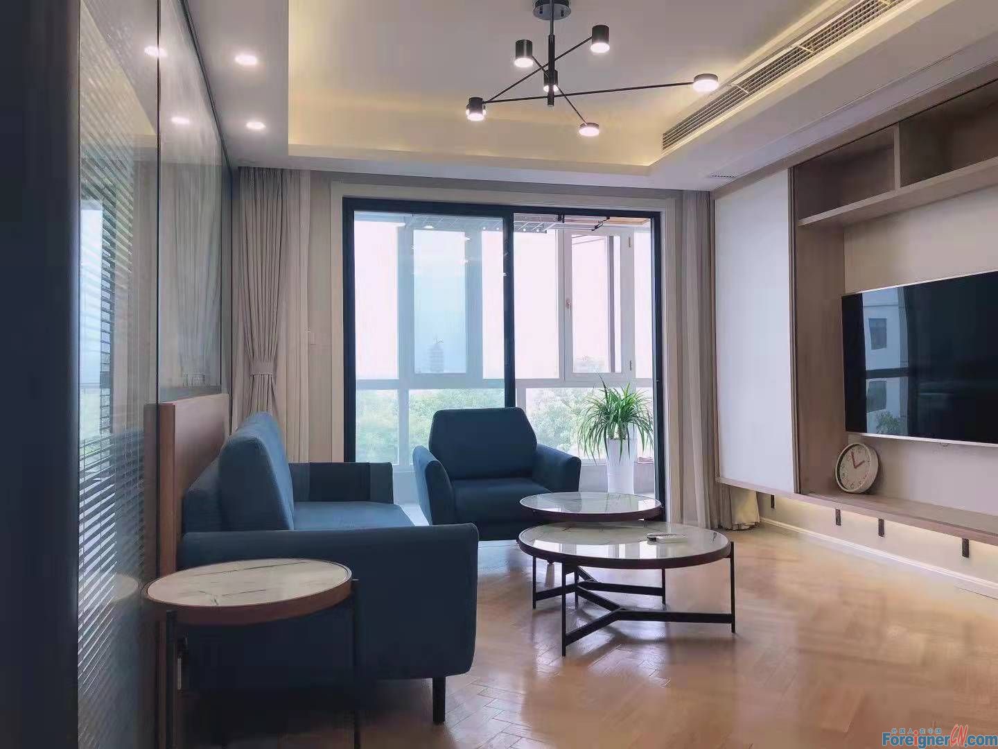 Luxurious duplex in old twon Suzhou | 4 roons and 3 baths; 140sqms | Brand new/heating/Central A/C/ Bathtub | Close to Suzhou Gardens; Suzhou Railway Station and Metro line2&4