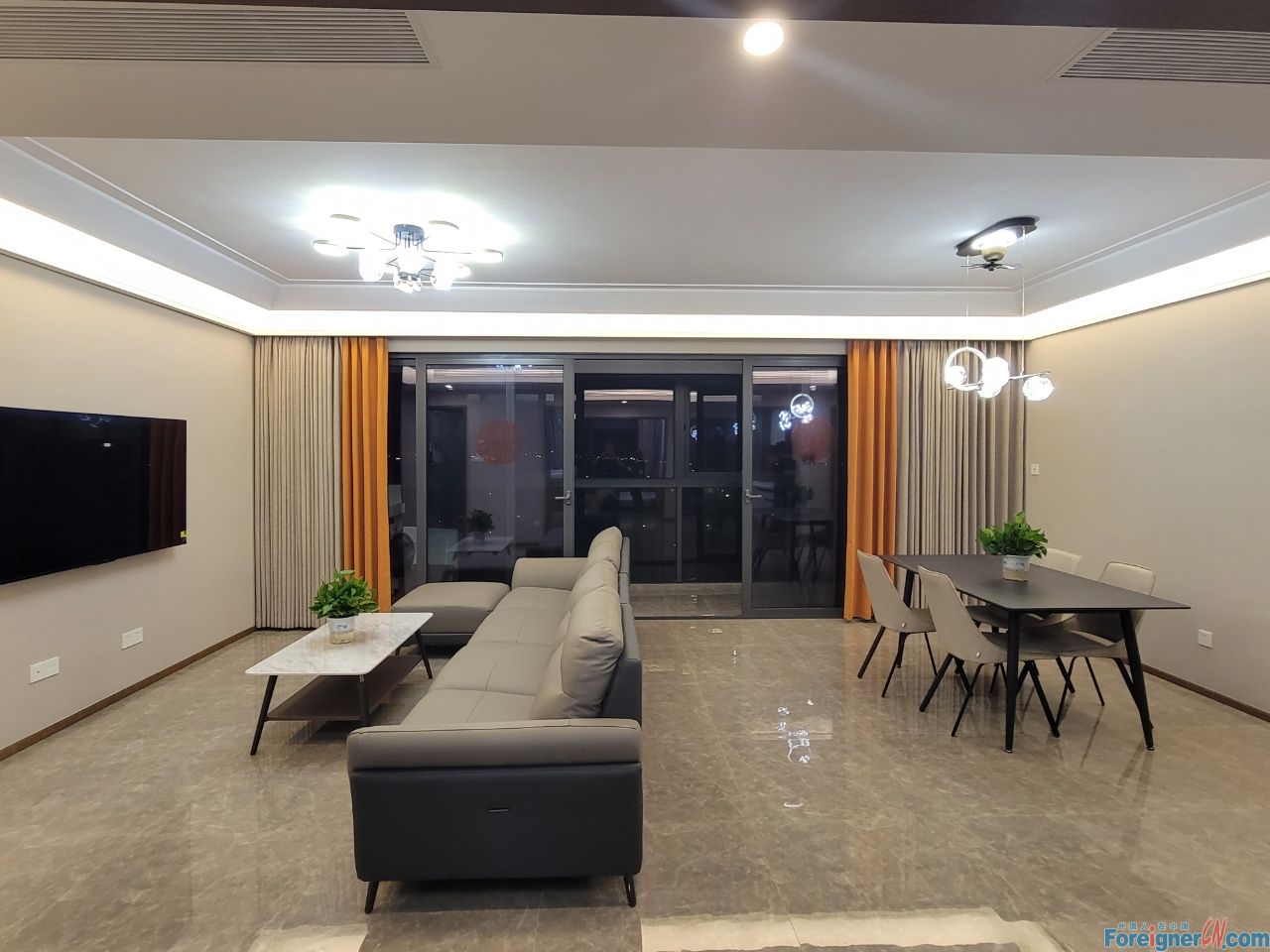 Gorgeous!!! Bravura apartment Rent for Exparts/in Suzhou / 4 bedrooms and 2 bathrooms/ new complex /central AC/big balcony /subway line /SIP/