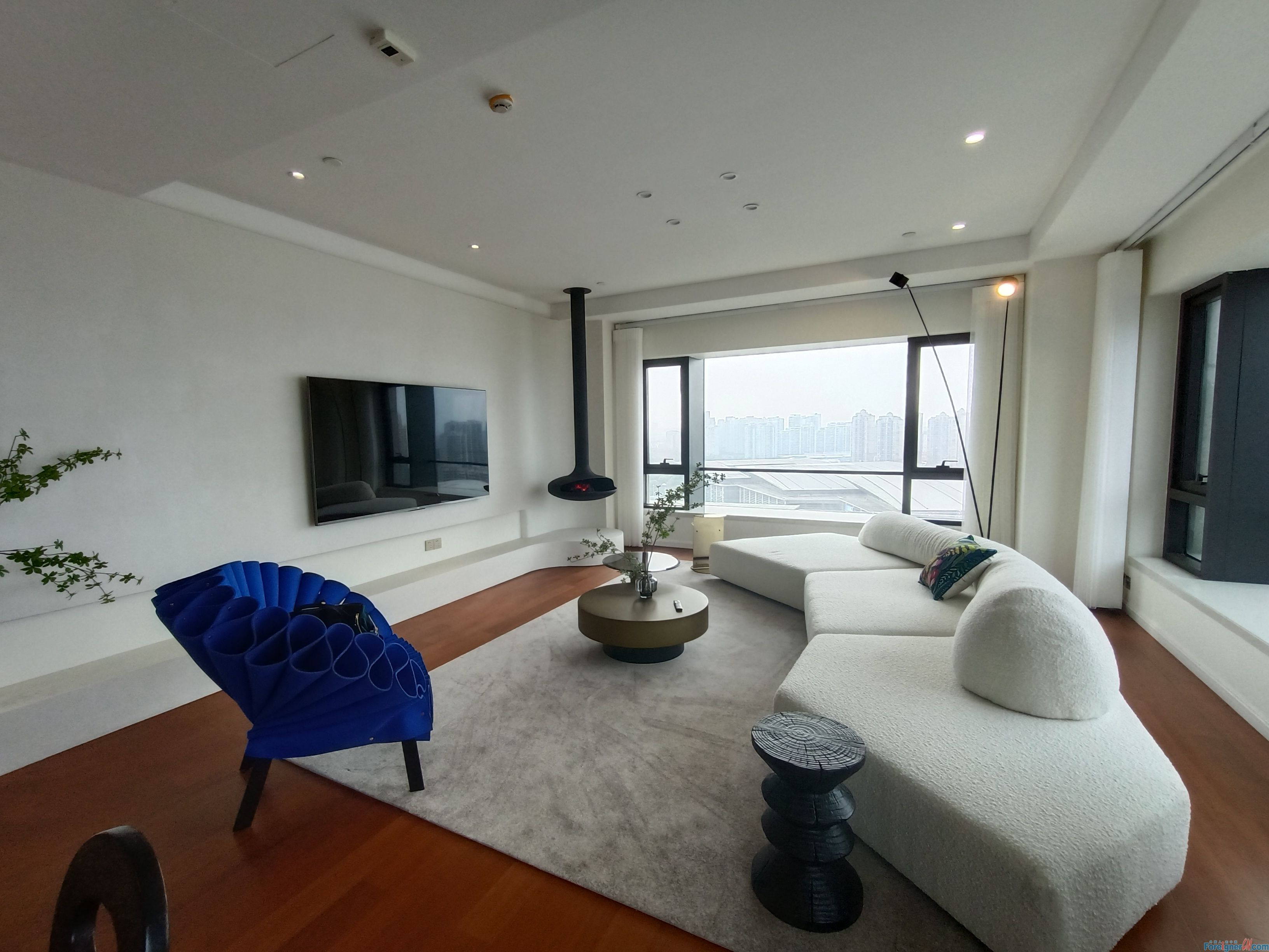 Wonderful !! Eslite Residence apartment rental in Suzhou/1 bedroom 1 bath /Floor heating and central AC/Time Square,Subway line 1/Jinji Lake/SIP