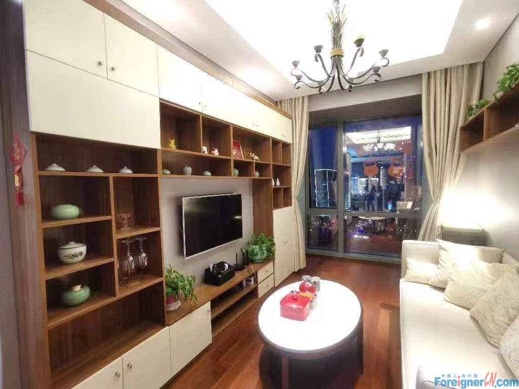 Stunning !! HLCC Apartment for Expats to rent in Suzhou/1bedroom and 1bathroom/Central AC ,lots of storage /Close to Subway station and Times Square,shopping mall. 