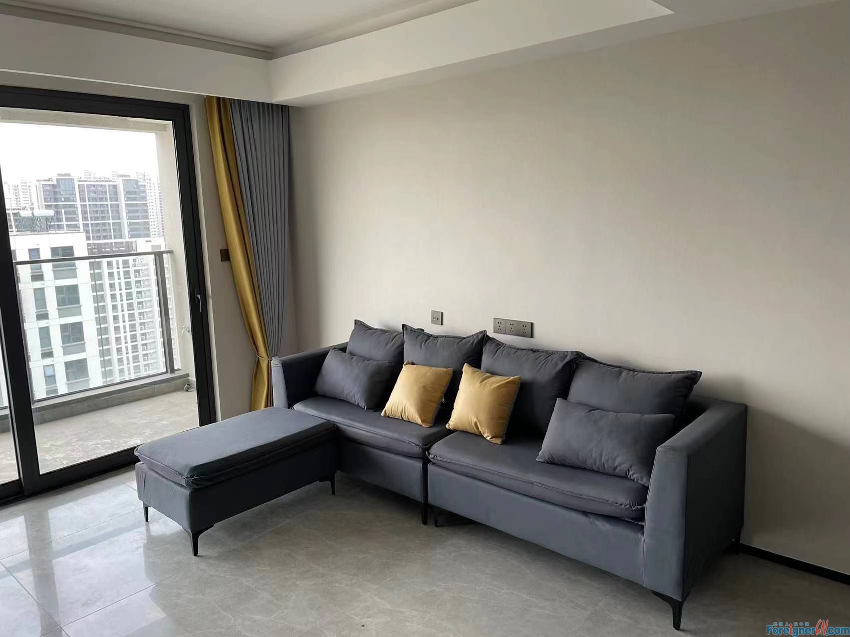 Gorgeous!! 1st time house for rent in XiangCheng/Suzhou /3rooms 2baths/Brand New/Lots of light, New furniture/Suzhou Foreign Language school Xiangcheng Campus/Nearby Mountain Kingston Bilingual School