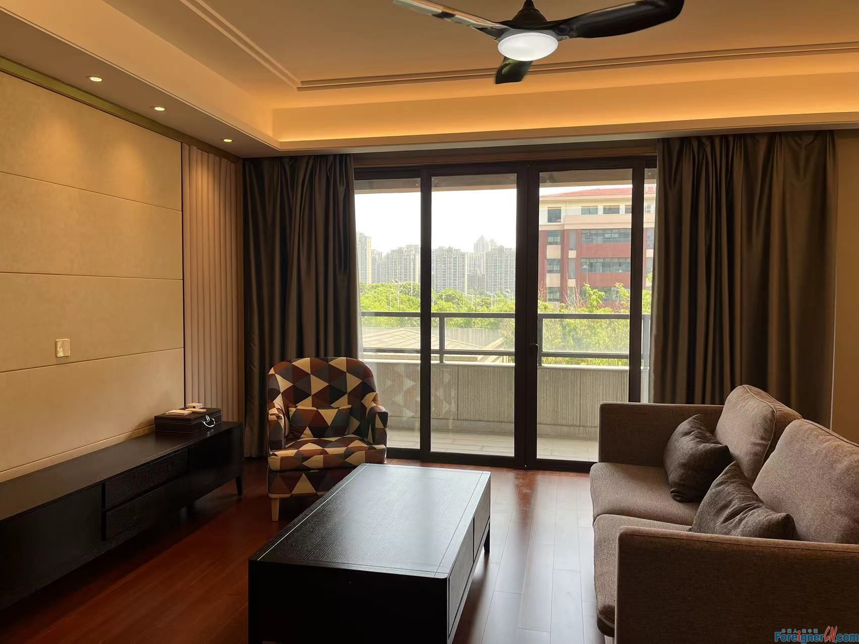 Modern!!! Park Mansion apartment for Expats in SIP,Suzhou / bright terrace/Central AC ,Floor heating/Aeon Shopping Center/Subway station,Baitang Garden