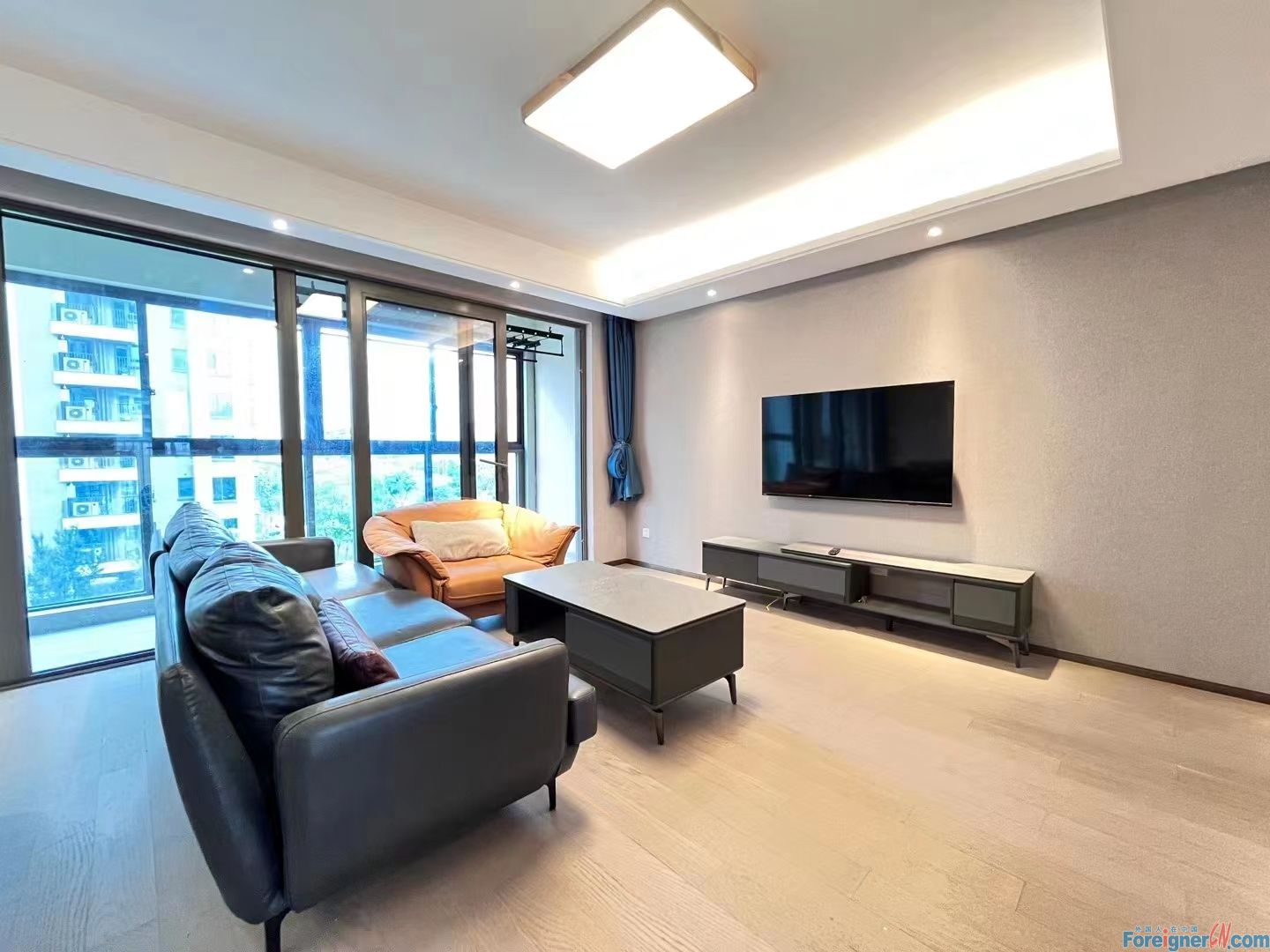 Stunning!!! Global Condo Apartment to rent in SIP/ 4 bedrooms and 2 bathrooms/Spacious,quality furniture,modern design/Close to Olympic Center ,SIPFLS，SSIS，OCAC schools