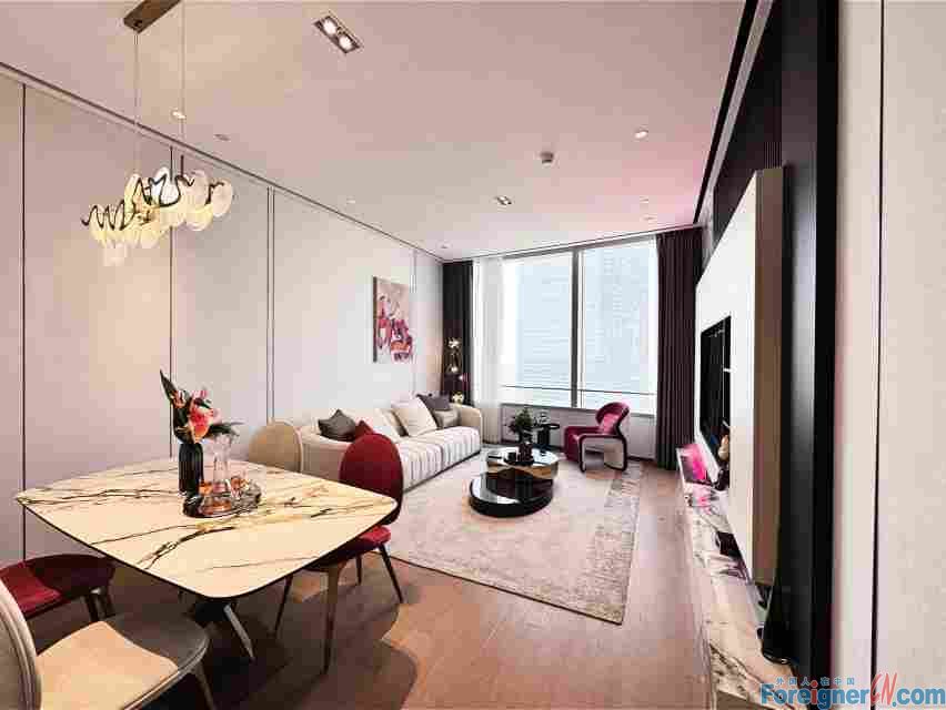 High-End！IFS Sky Residence apartment to rent in SIP/High Floor/ central AC,lots of light room/Nearby Jinji Lake and Moon habor,Shin Kong Palaz/Time Square,Subway line 1