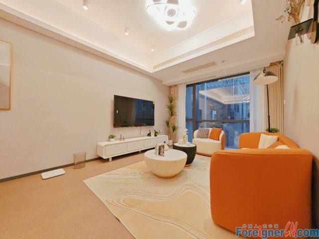 Great!!!XingHu One apartment，2room，2bath，112sqm，clean, well-kept, spacious, large kitchen, modern, bright