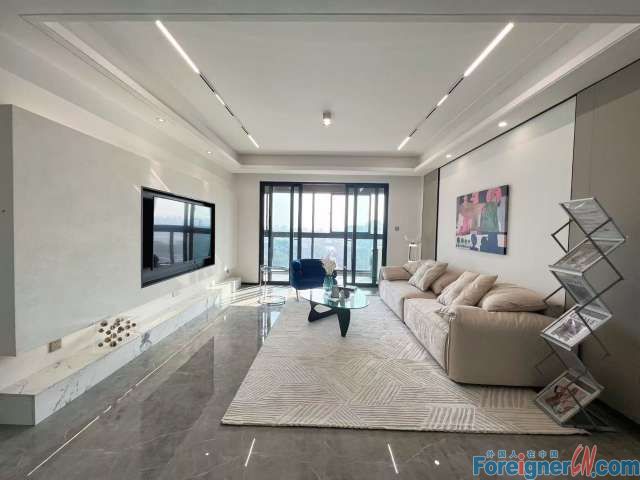 Beautiful!! Moving a place in Suzhou/Glory Mansion apartment rent for expats in Suzhou/4rooms/2 baths/Family friendly/ Floor heating /dryer/luxury design/Central AC/fully furnished/built-in Oven/dishwasher/customized cabines/ Close to OCAC,SSIS,Dulwich 