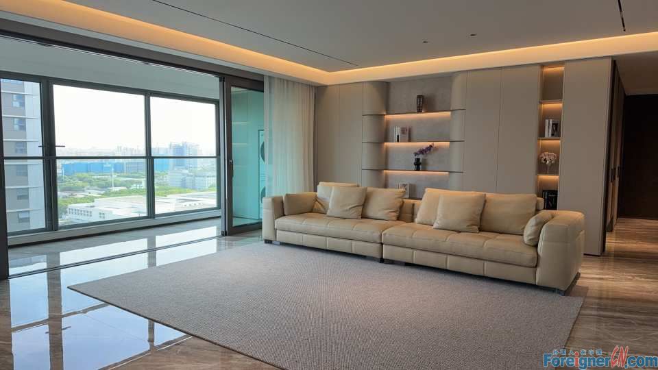 Fabulous !!Apartments to rent jinji lake suzhou/Property rent in Suzhou 4rooms/2 baths/ located in West of jinji lake/Nice balcony open view/dryer/Modern design/Central AC/fully furnished/Floor heating/cloes to Suzhou Center shopping mall/bars/activities 