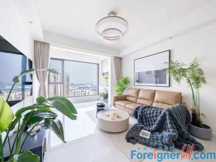 Stunning skyline views! Shanghaibay Phase III apartment for rent in Xuhui Riverside
