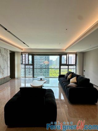 High-end apartment rent in SIP|Suzhou expats compounds/190sqm/4 rooms/central AC/Floor heating/fully furnished/move in ready/open kitchen/Big balcony/brightly/Close to international schools SSIS/OCAC/Dulwich within 3 km